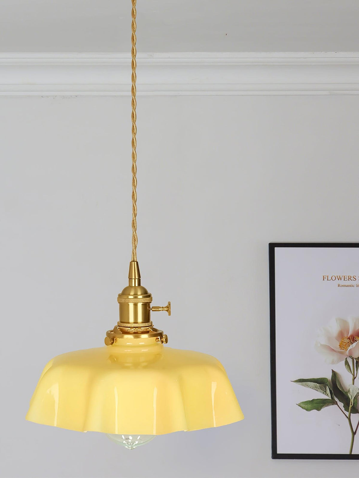 Liorivora hanglamp French Flower voor eetkamer