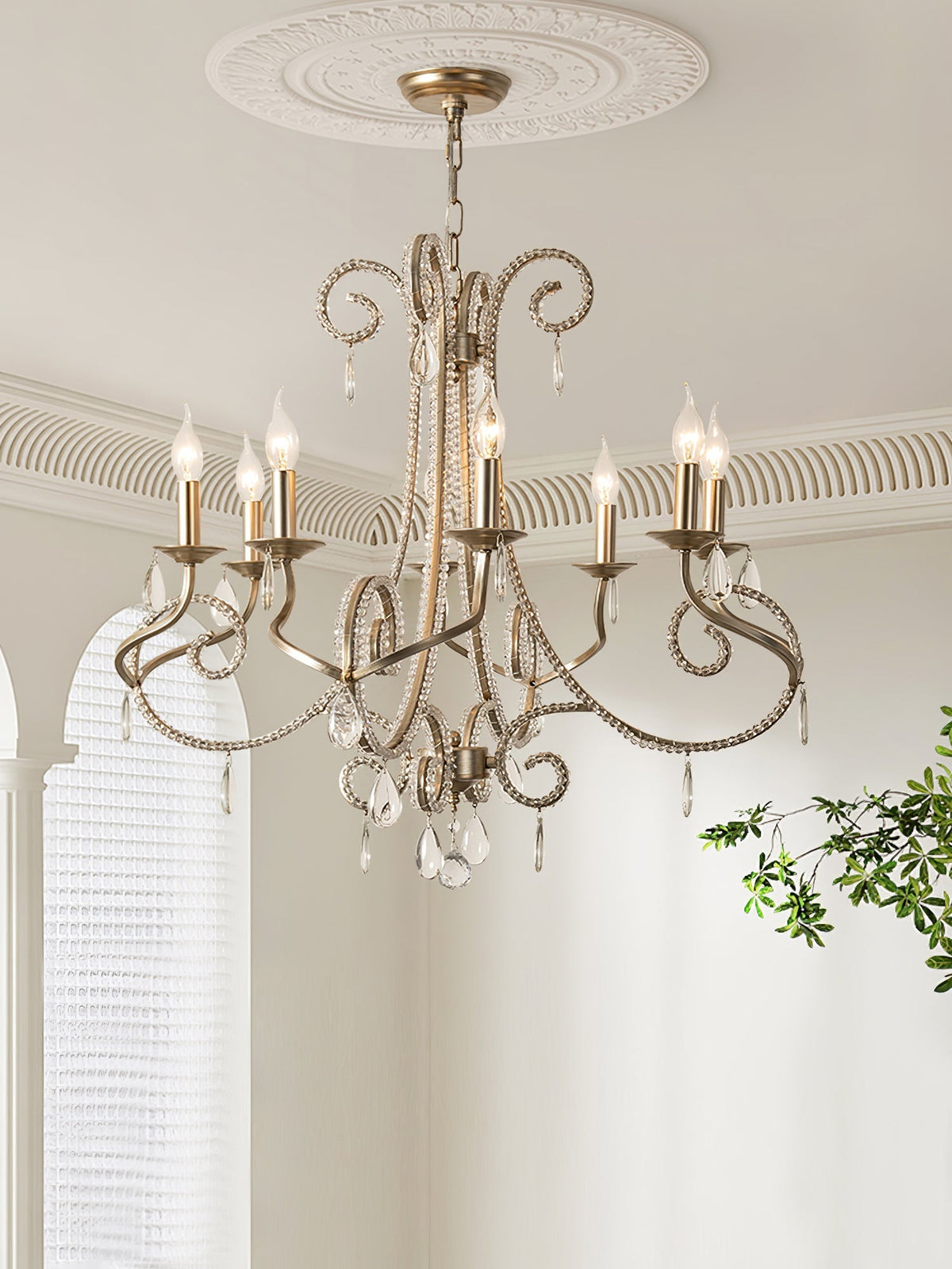 Elysara kristal Candle Kroonluchter