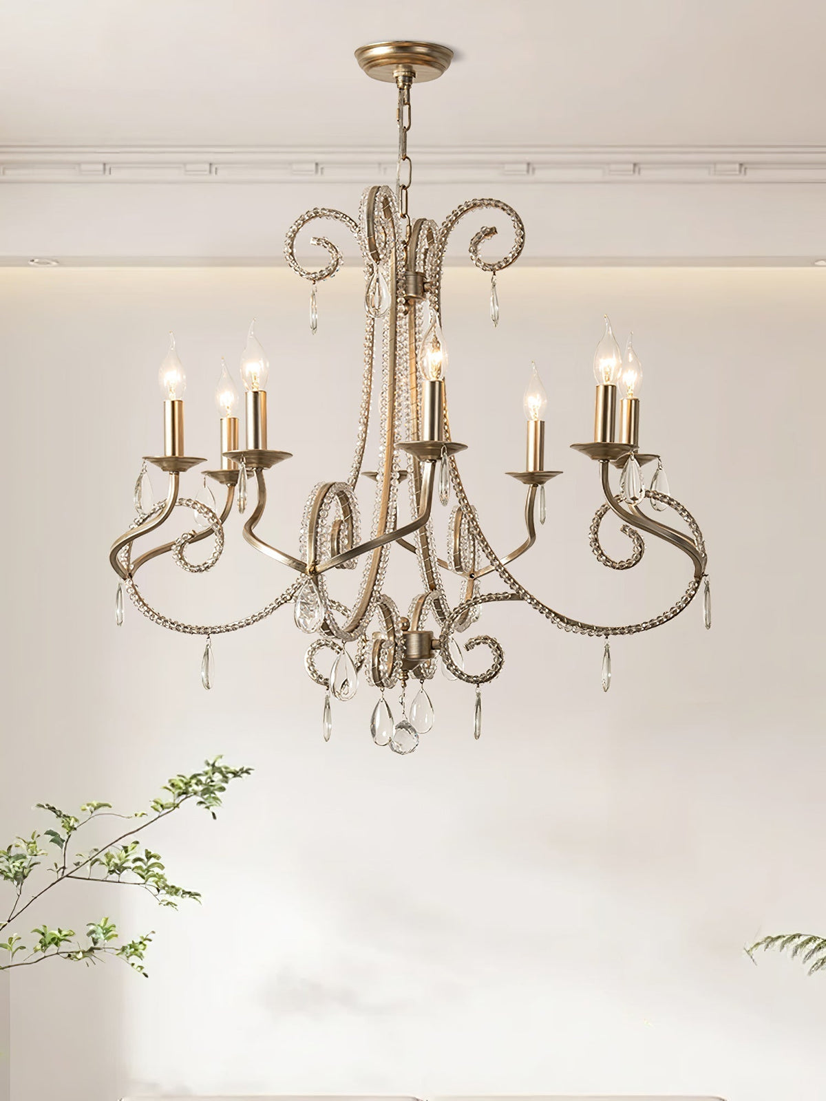 Elysara kristal Candle Kroonluchter