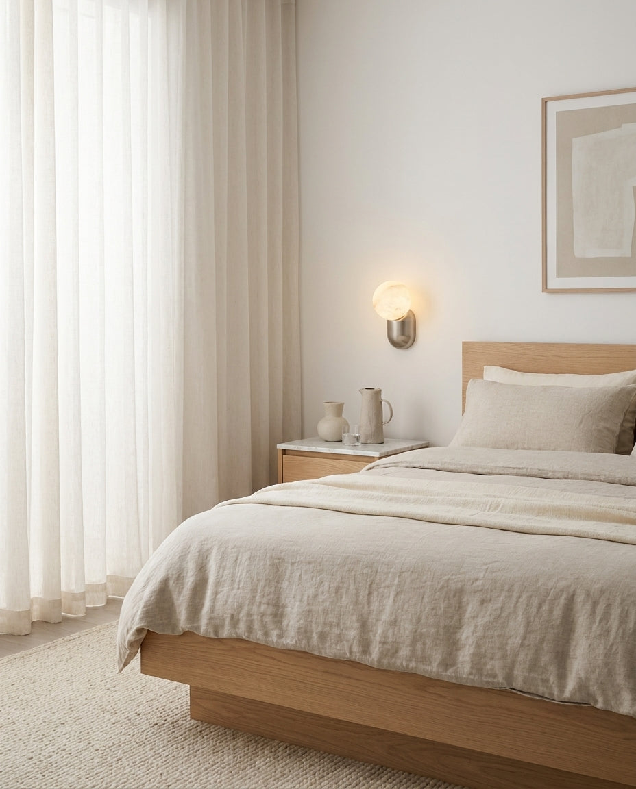 Keststone Albasten wandlamp