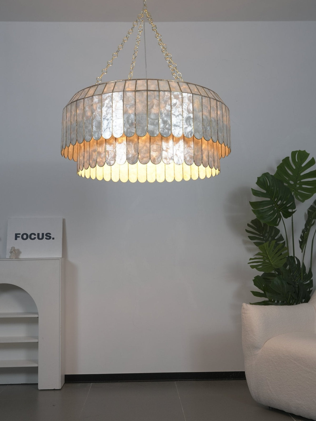Holz Goudschelp Metaal Aurelia Kroonluchter