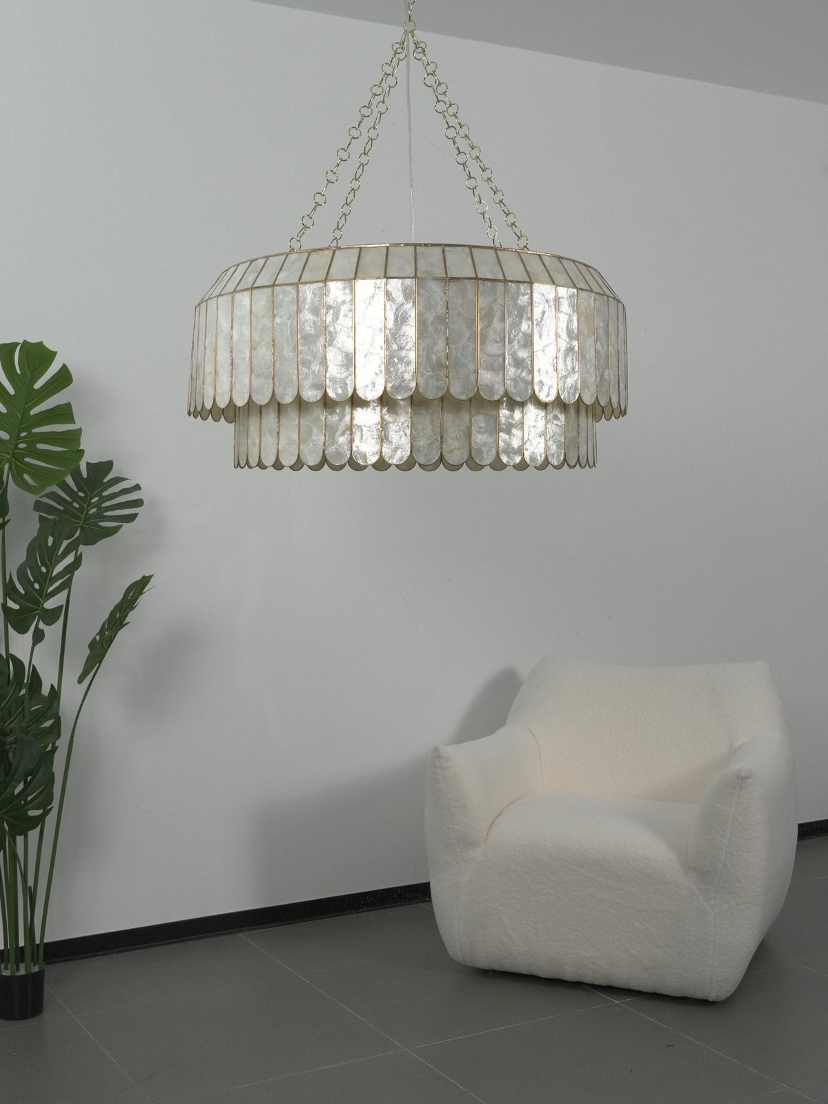 Holz Goudschelp Metaal Aurelia Kroonluchter
