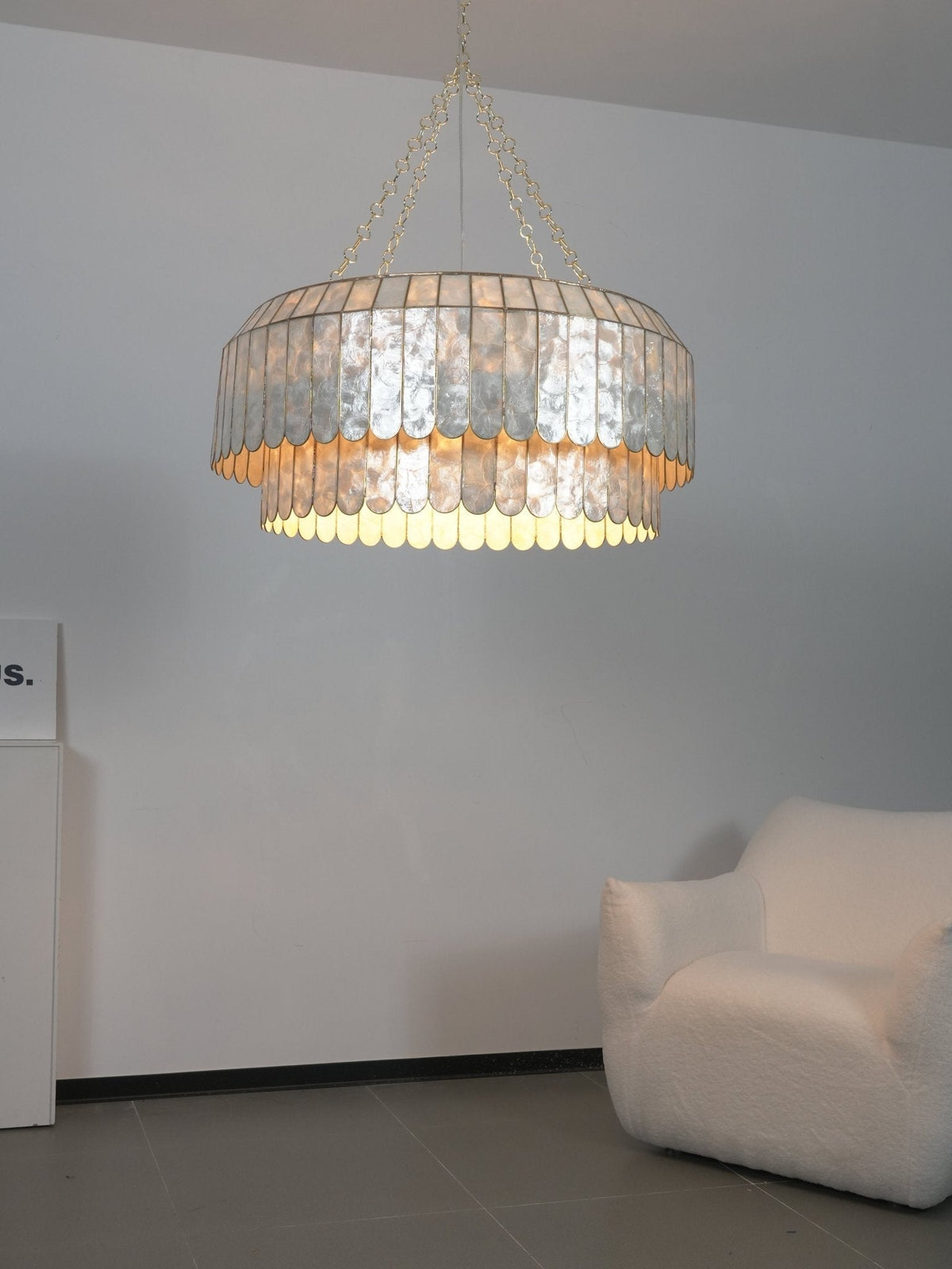 Holz Goudschelp Metaal Aurelia Kroonluchter
