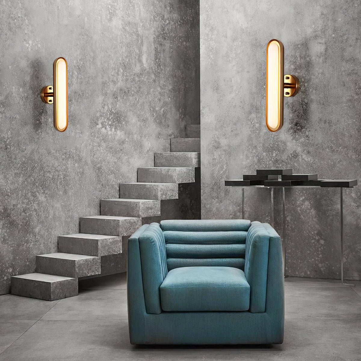 Seveno Acryl Industriële wandlamp