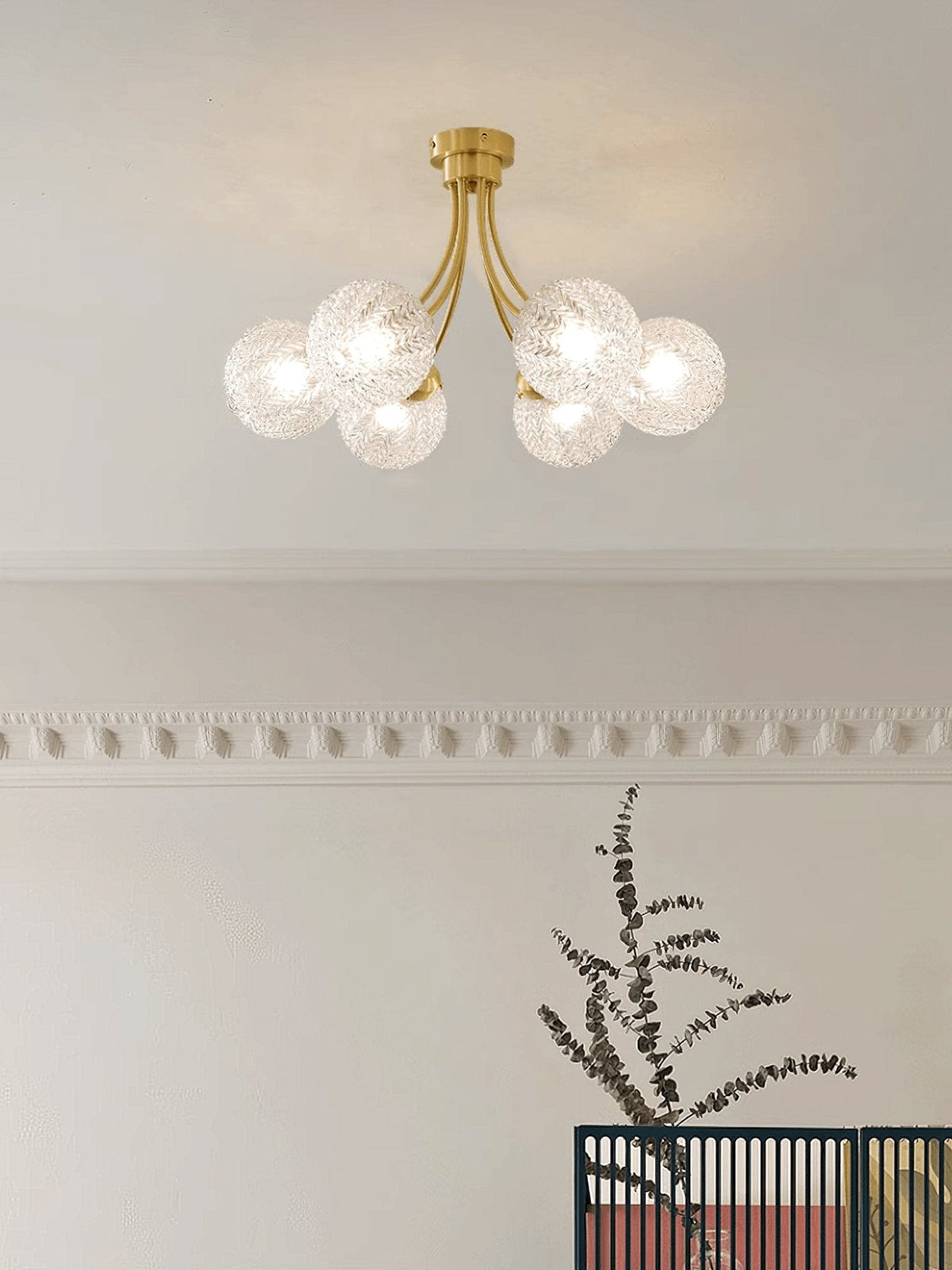 Quve glazen plafondlamp