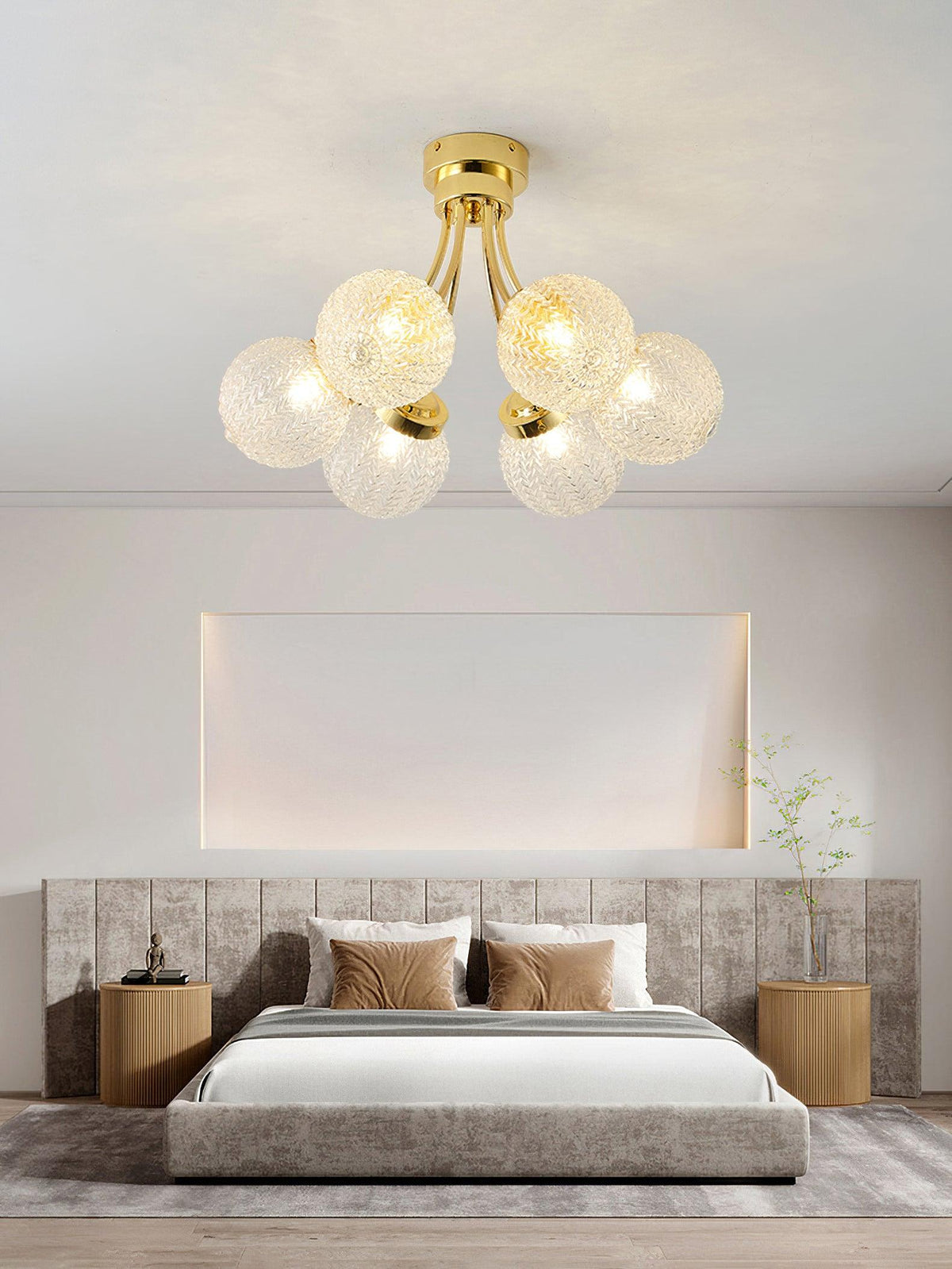 Quve glazen plafondlamp