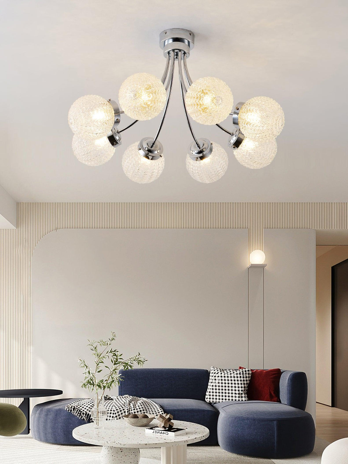 Quve glazen plafondlamp