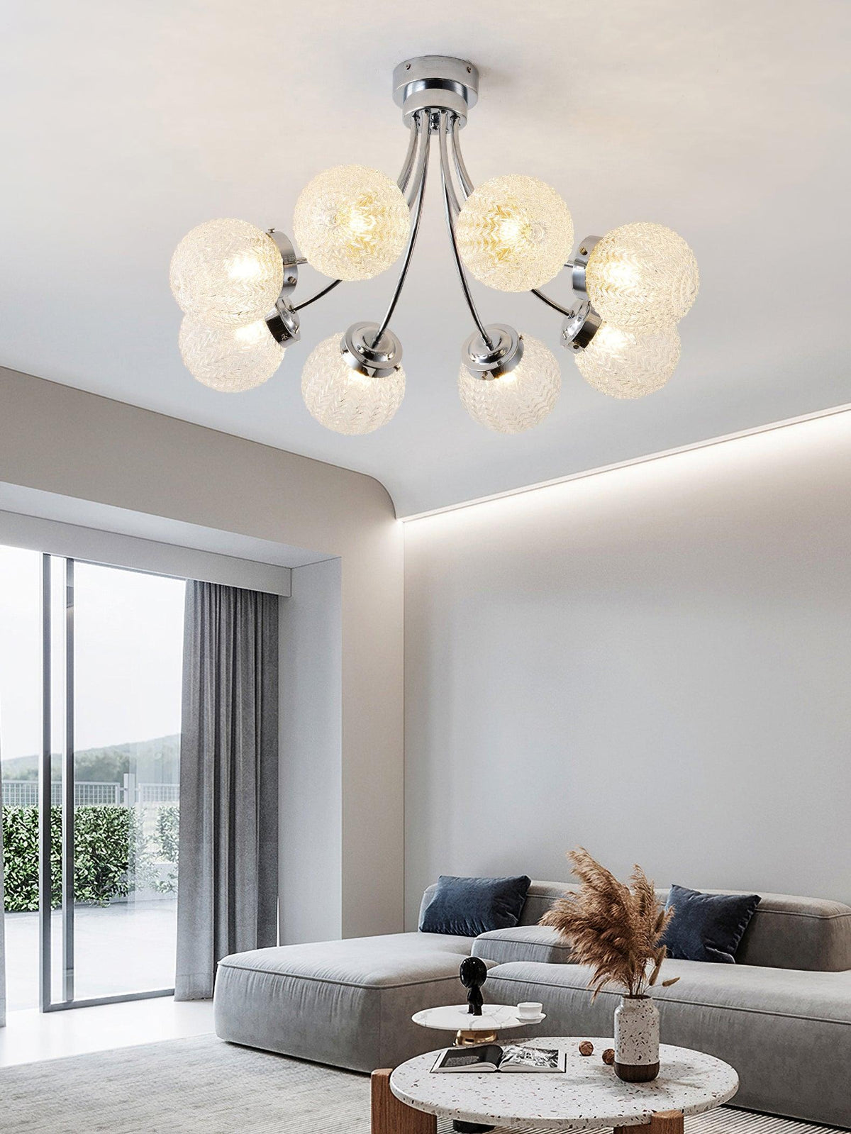 Quve glazen plafondlamp