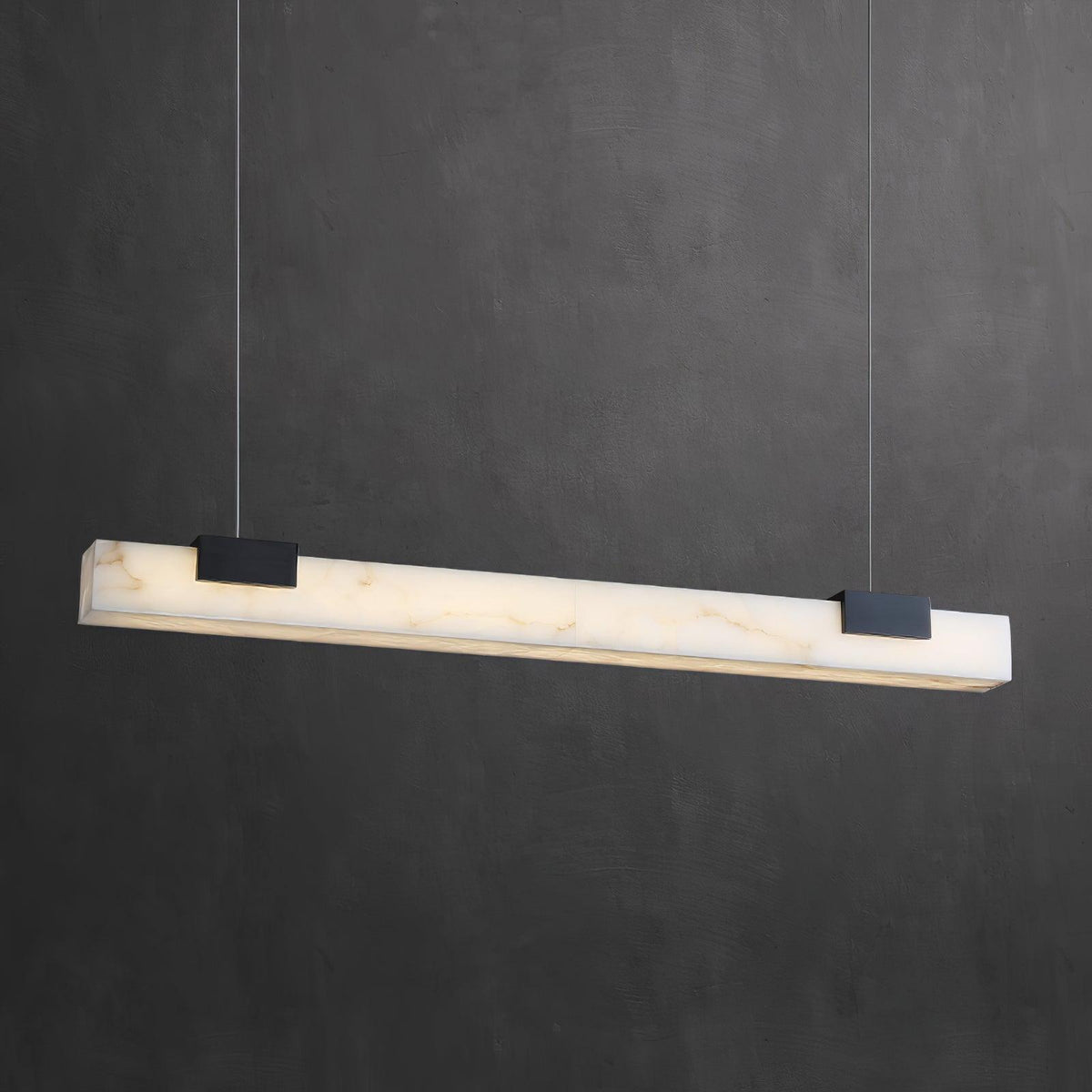 Mivel Minimalistische hanglamp van albast