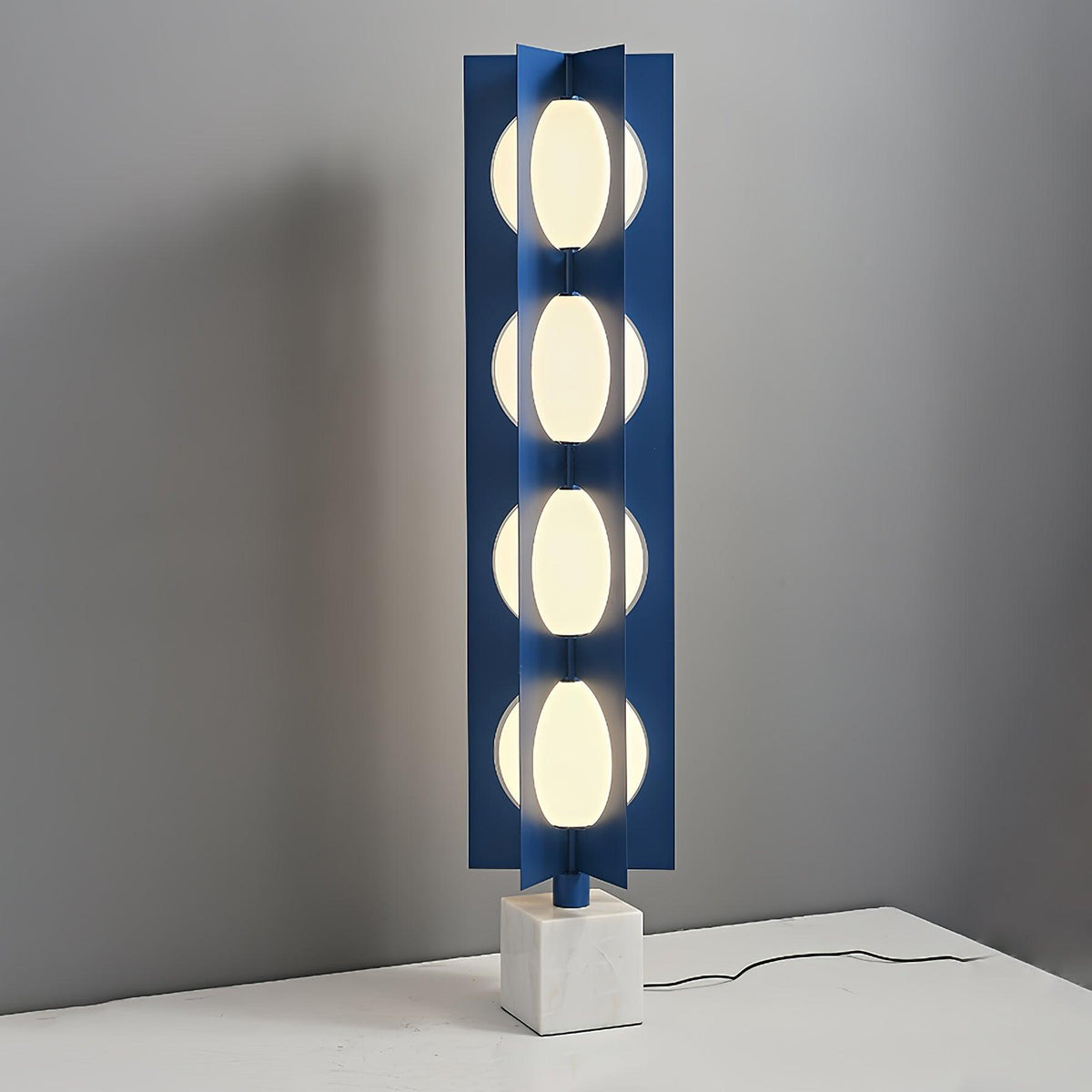 Vanell Marmeren vloerlamp