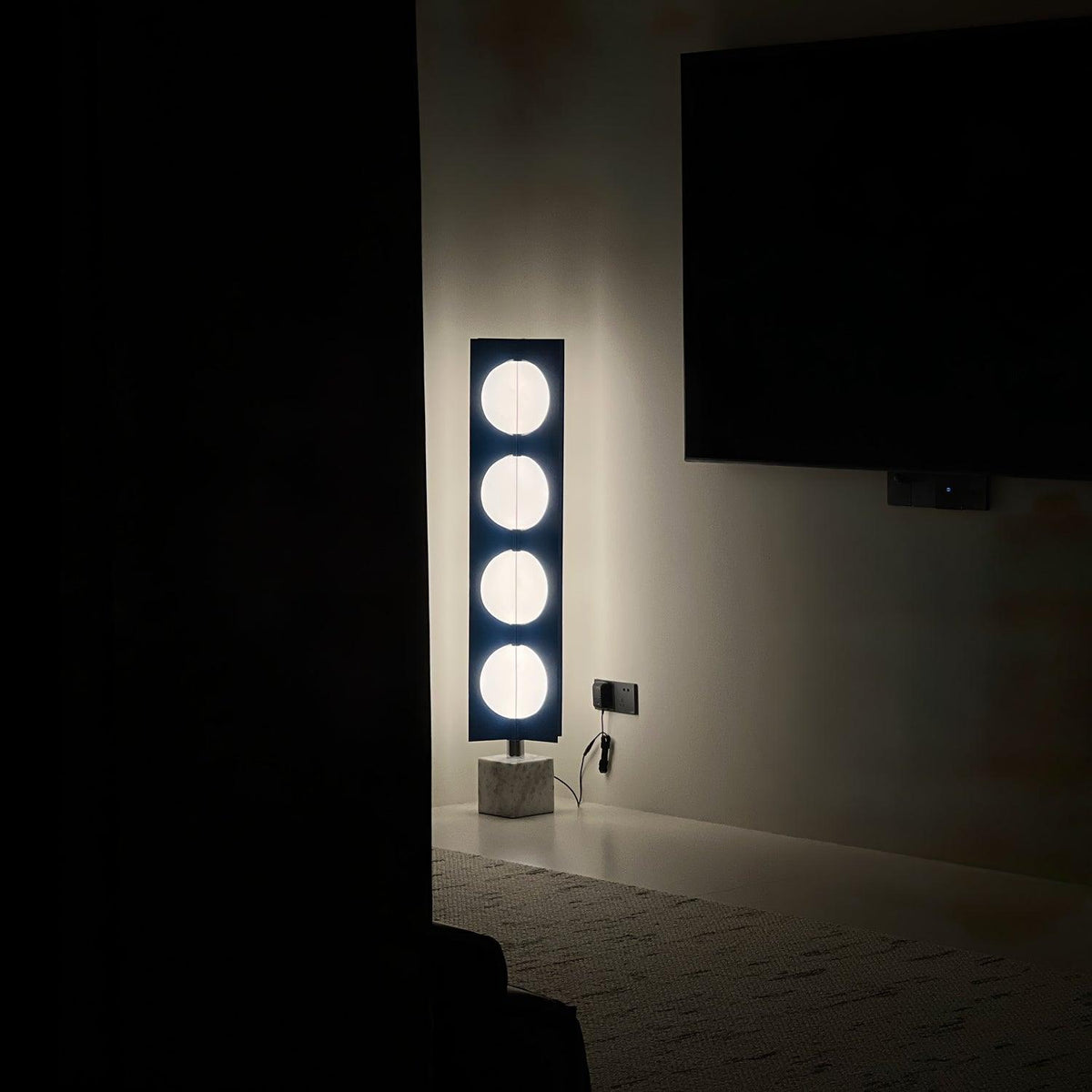 Vanell Marmeren vloerlamp