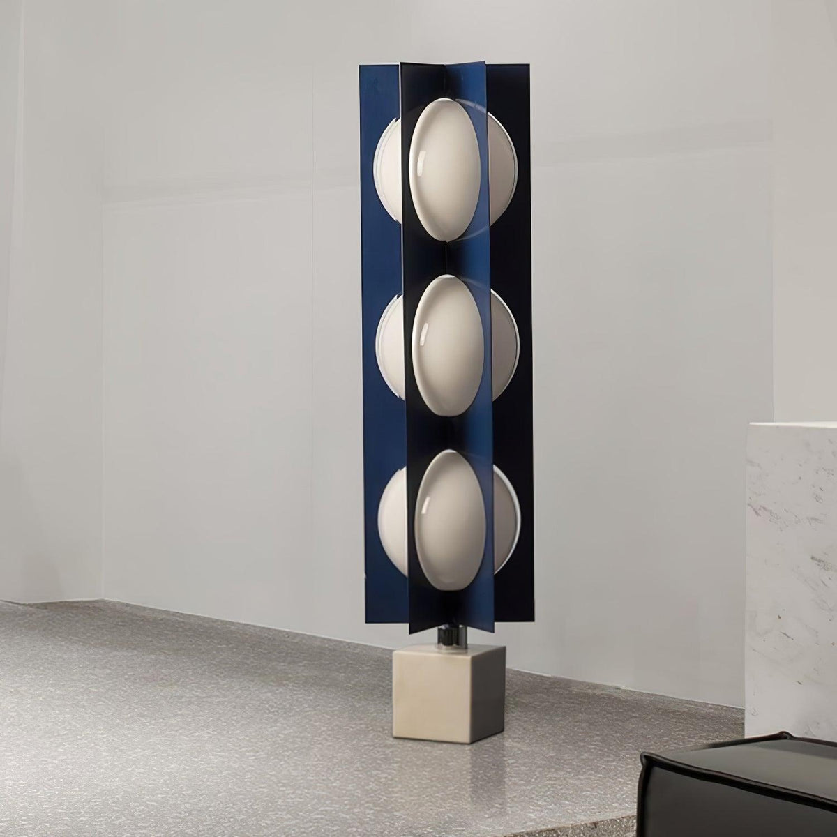 Vanell Marmeren vloerlamp