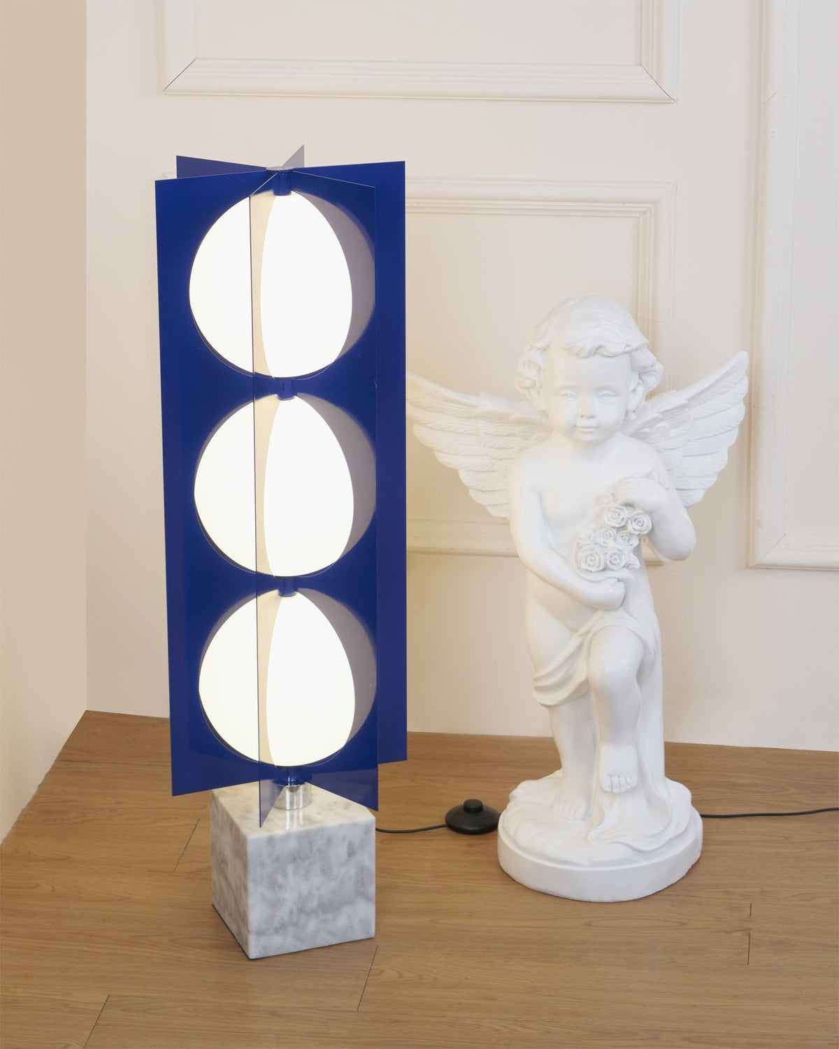 Vanell Marmeren vloerlamp