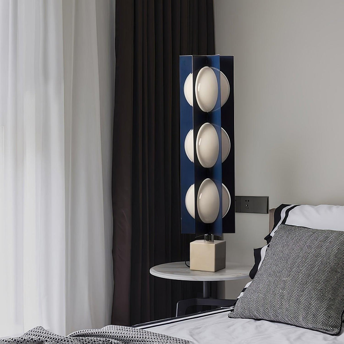 Vanell Marmeren vloerlamp