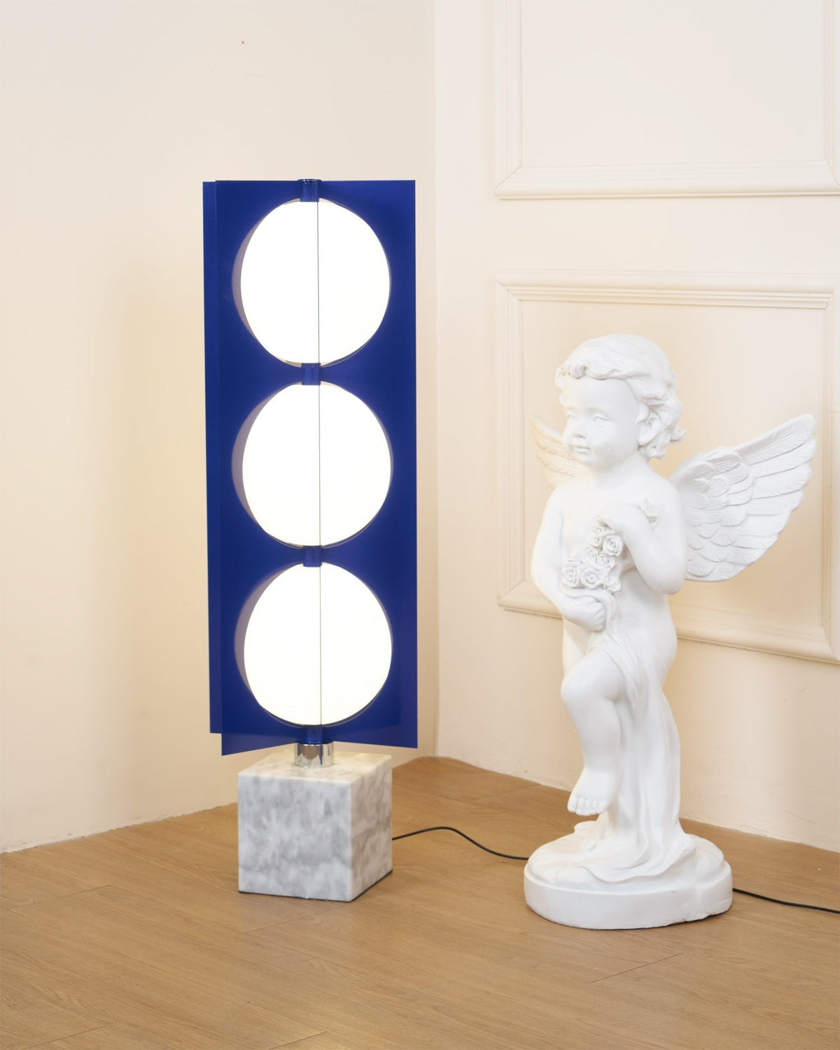 Vanell Marmeren vloerlamp