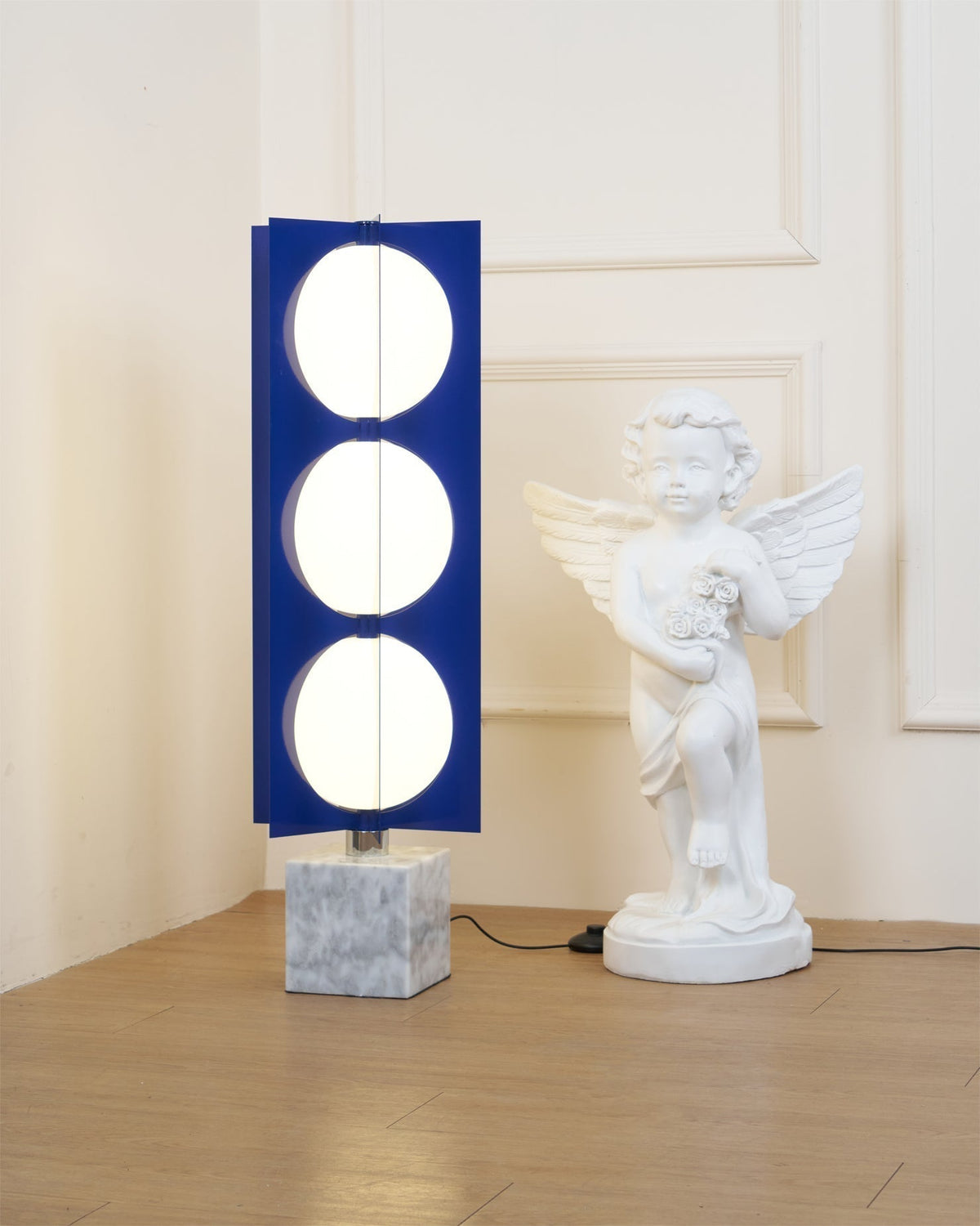 Vanell Marmeren vloerlamp