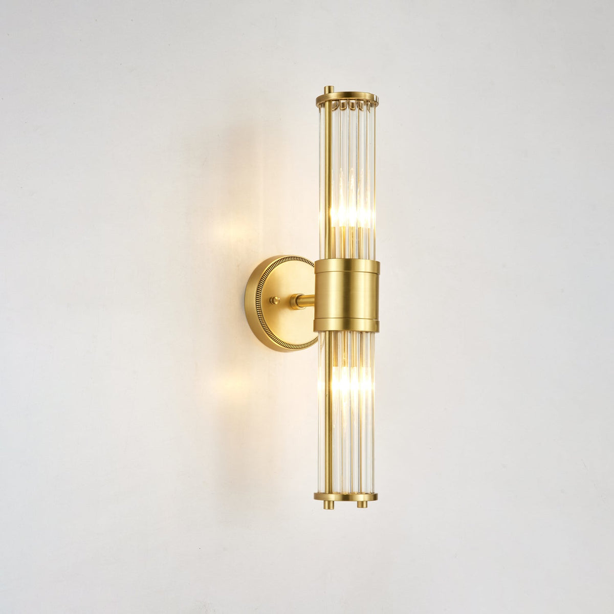 Vevenisra Noordse kunst cilinderglas wandlamp van glas