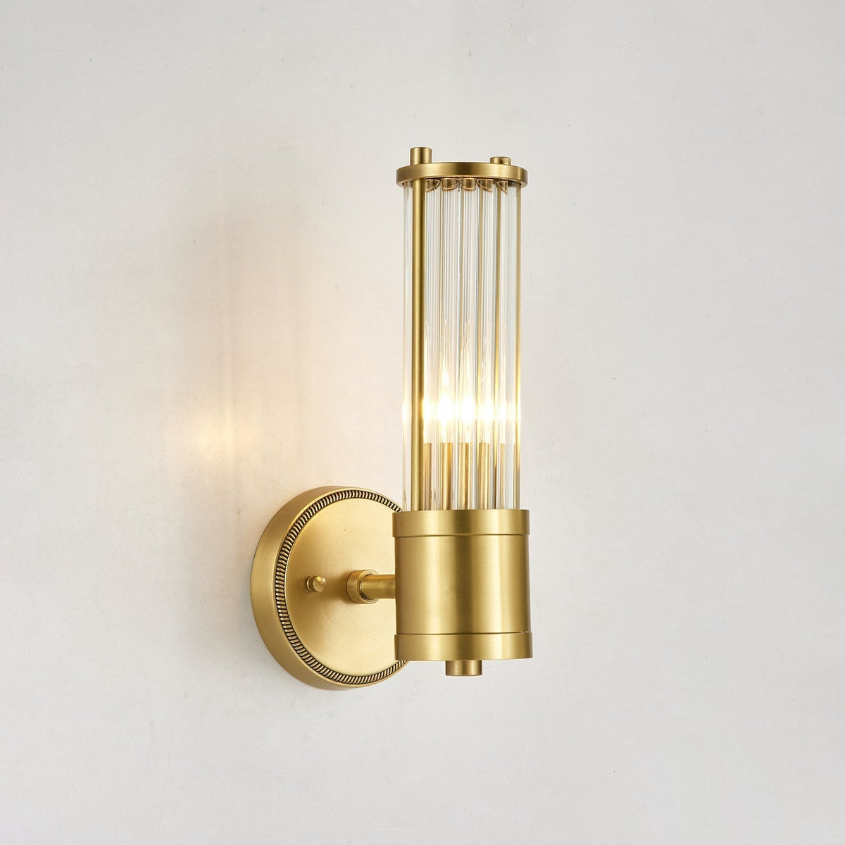 Vevenisra Noordse kunst cilinderglas wandlamp van glas