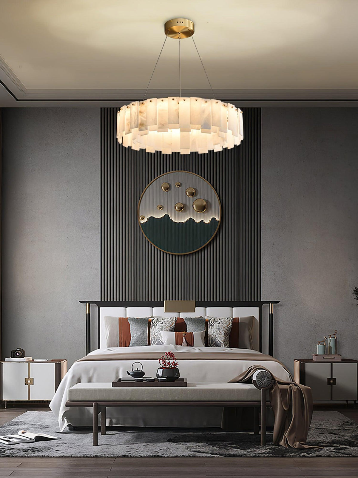 Vodore albasten hanglamp