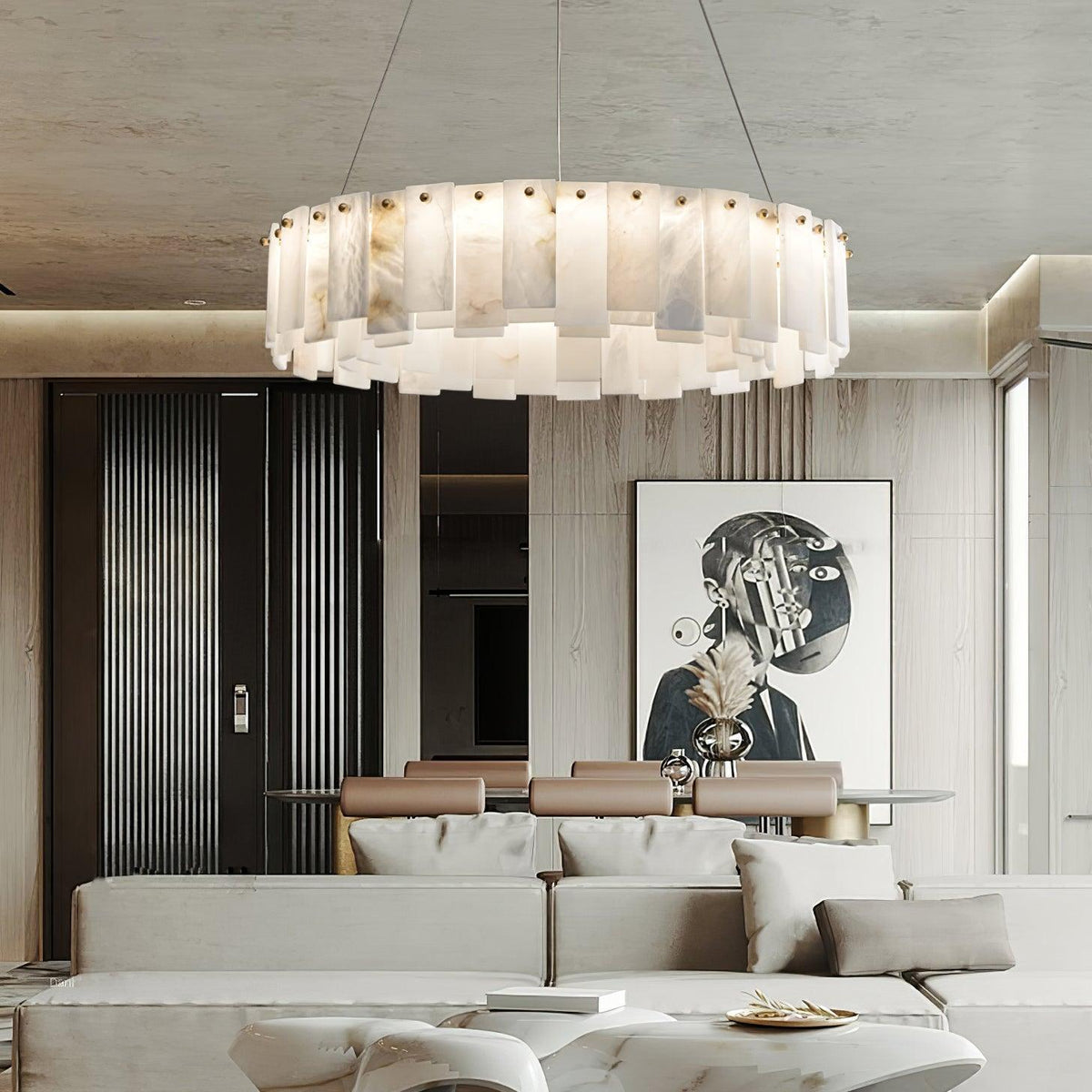 Vodore albasten hanglamp