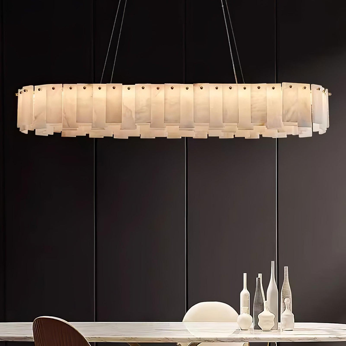 Vodore albasten hanglamp