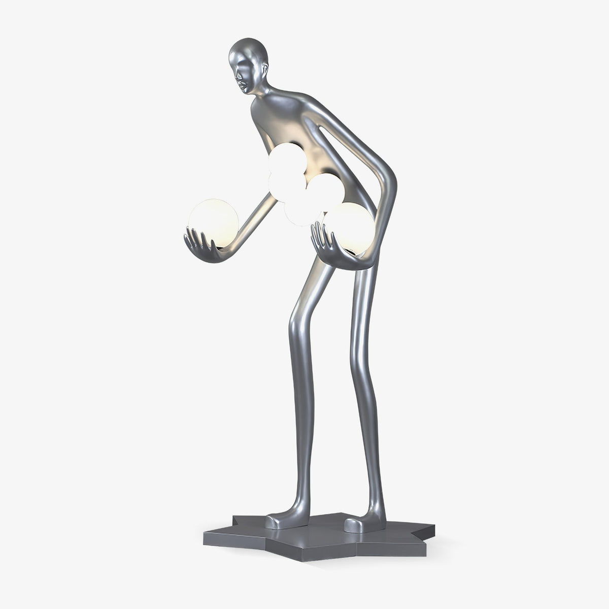 Silvaris sculpturale vloerlamp