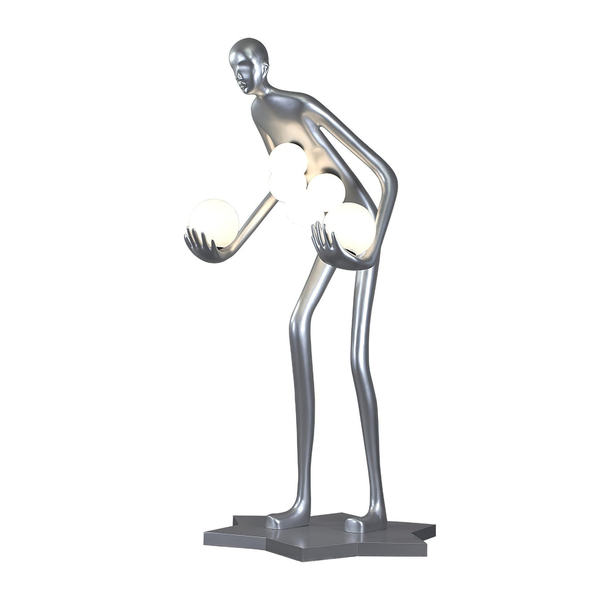 Silvaris sculpturale vloerlamp