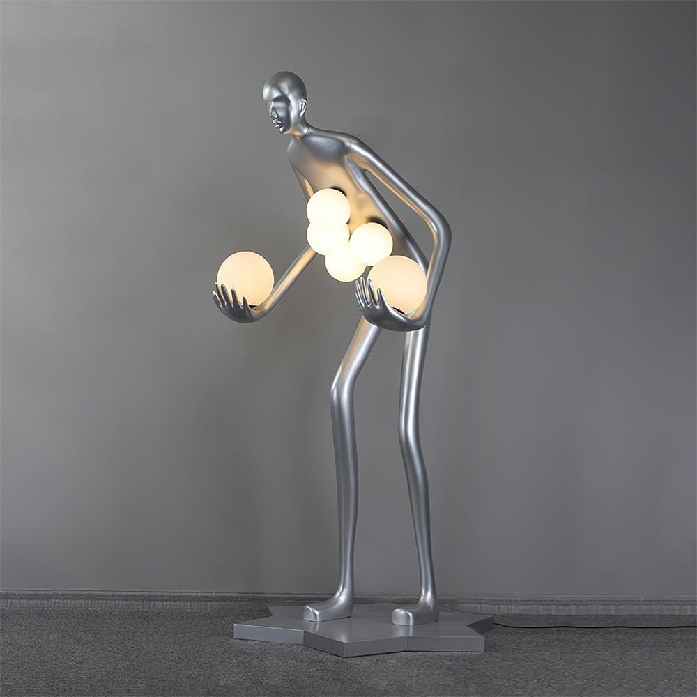 Silvaris sculpturale vloerlamp