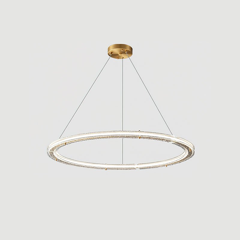 Lunara dubbelring kristallen kroonluchter