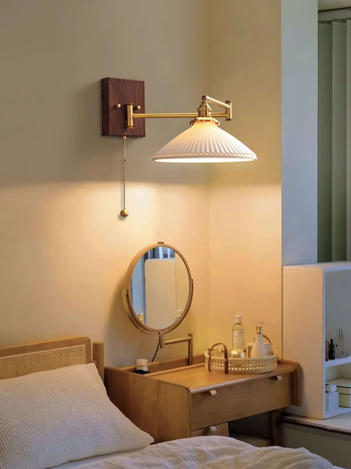 Elioaya wandlamp Unieke Geometrie Keramiek Metaal