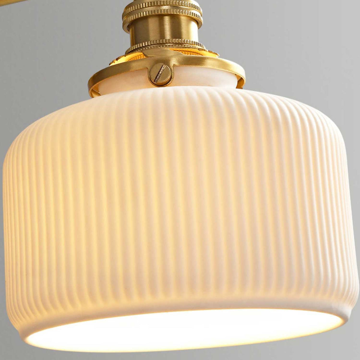Keramische Geometry met stekker wandlamp