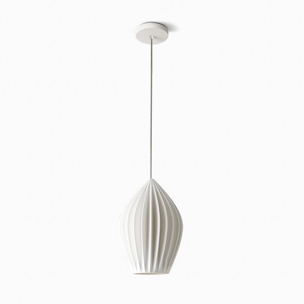 Virove hanglamp keramisch ribstructuur elegant
