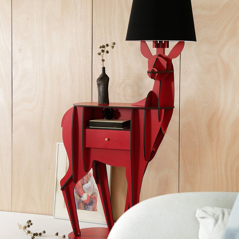 Cervus vloerlamp met diepe kap