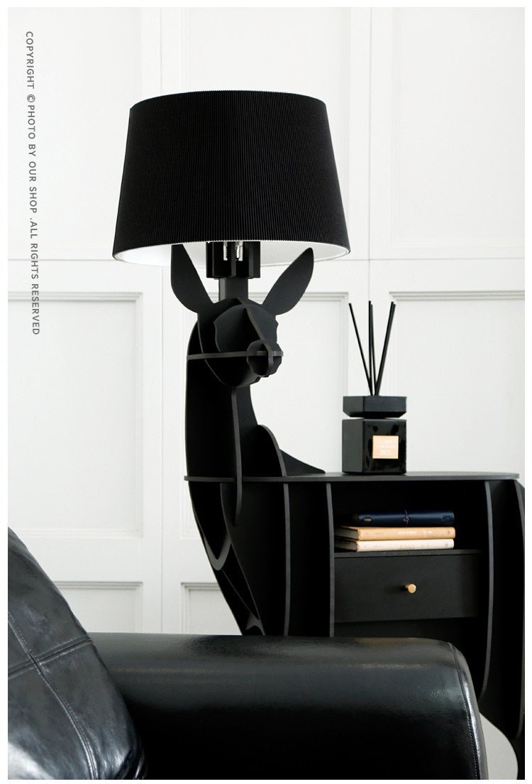 Cervus vloerlamp met diepe kap