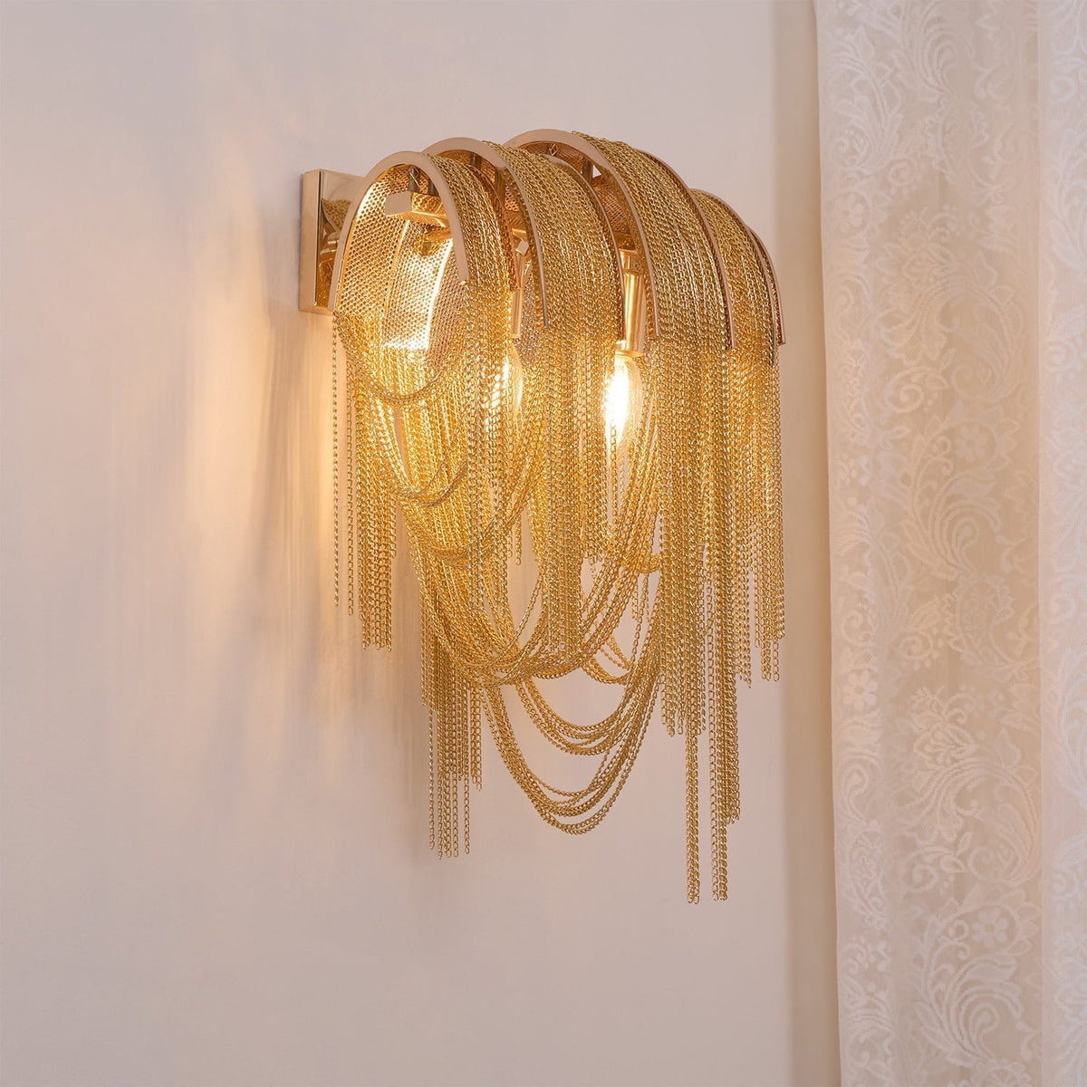 Chains Postmodern luxe Tassel wandlamp