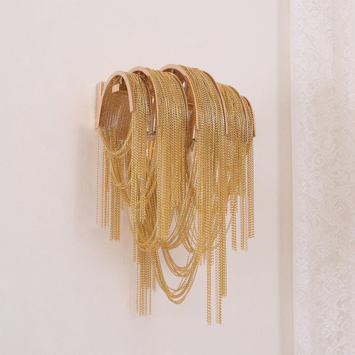 Chains Postmodern luxe Tassel wandlamp
