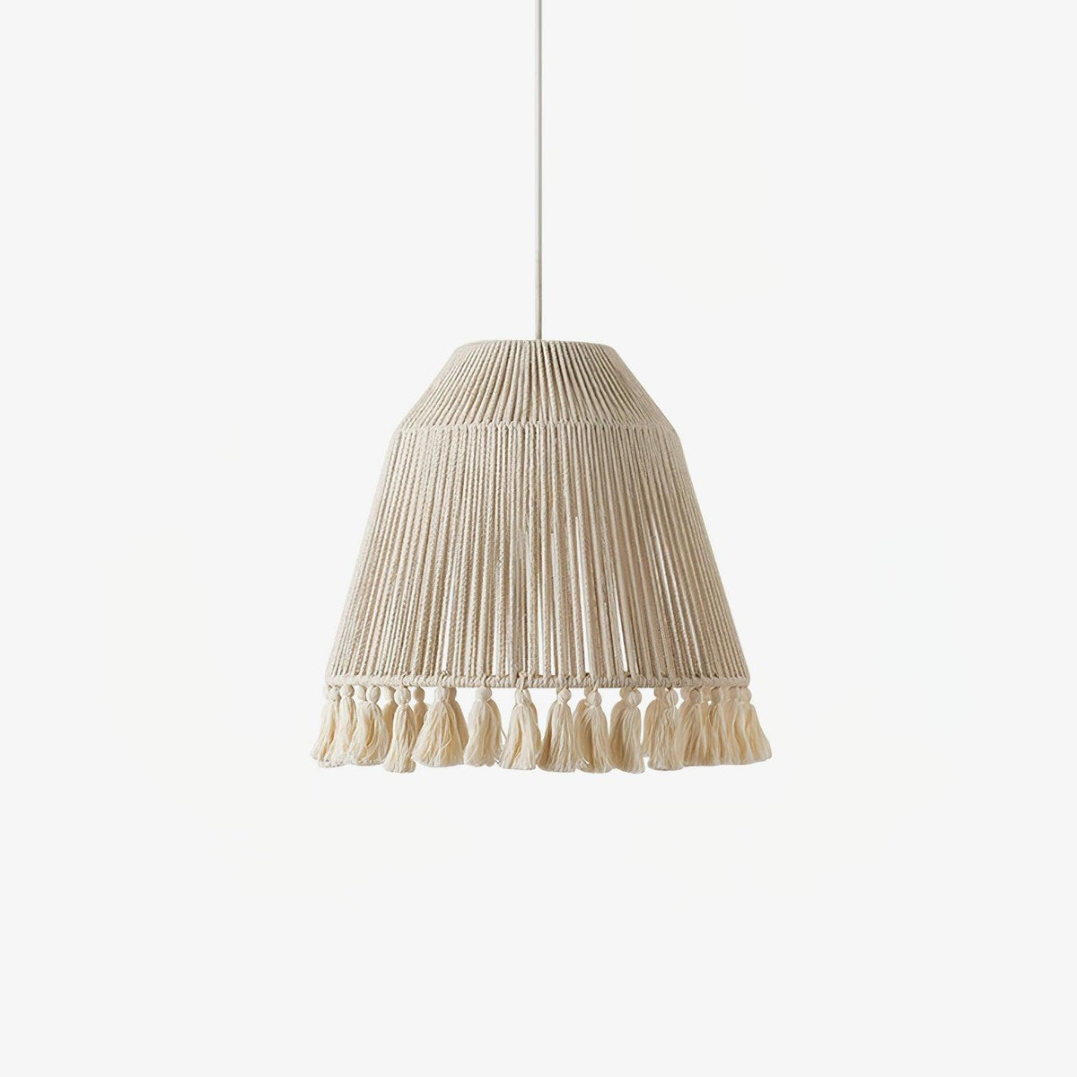 Hlugan traditionele hanglamp met touw en bloemblaadjes