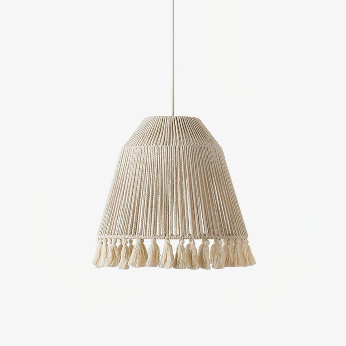 Hlugan traditionele hanglamp met touw en bloemblaadjes