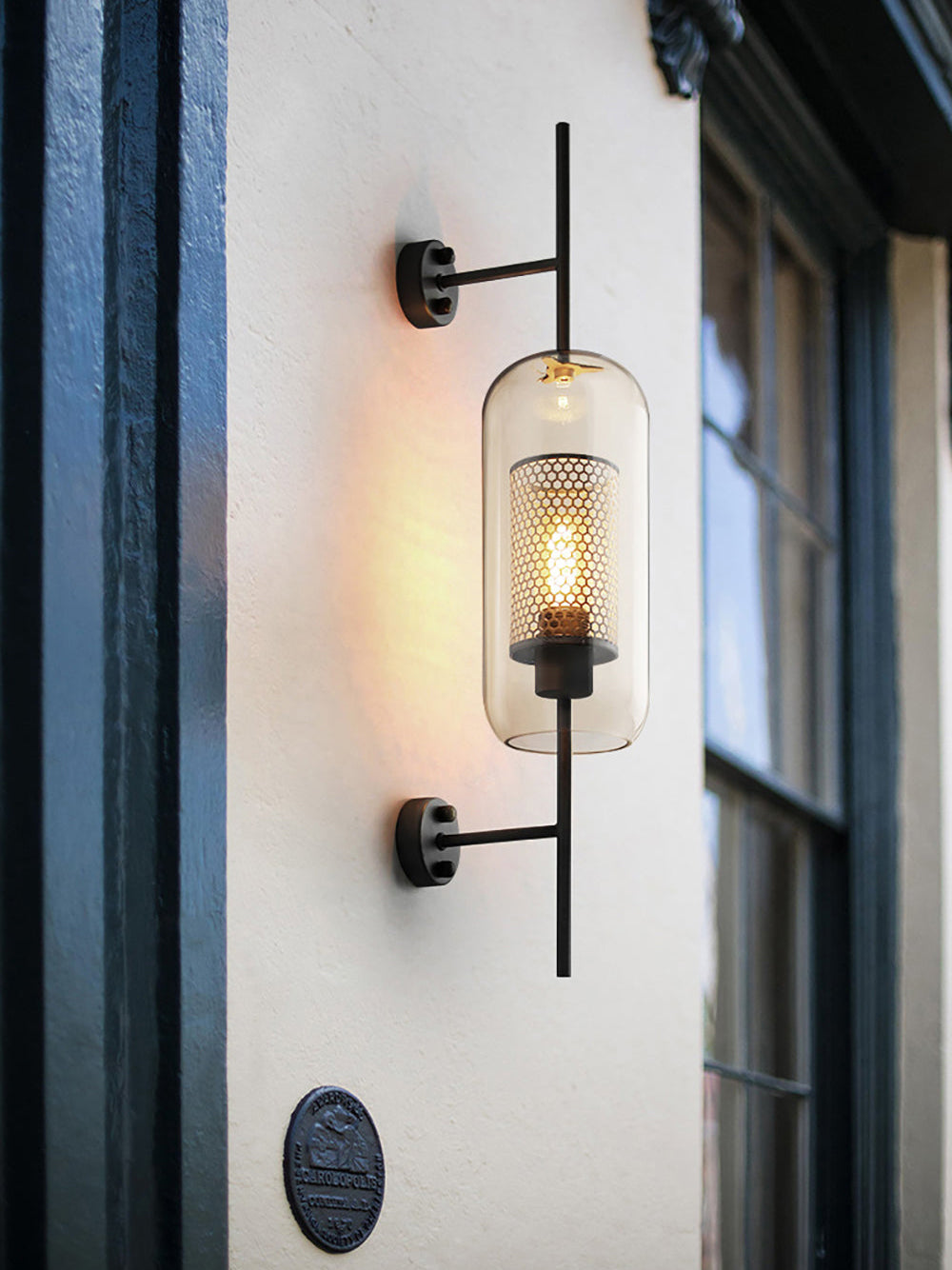 Peta Premium Noords Kunstzinnig Glas Wandlamp