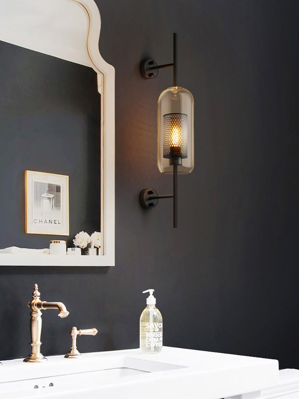 Peta Premium Noords Kunstzinnig Glas Wandlamp