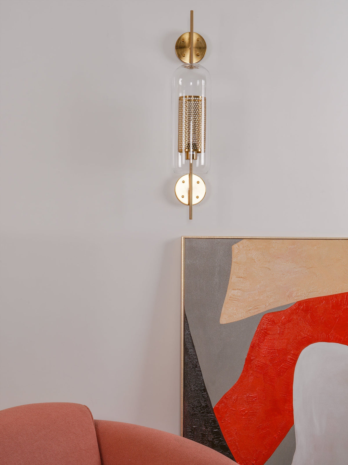 Peta Premium Noords Kunstzinnig Glas Wandlamp