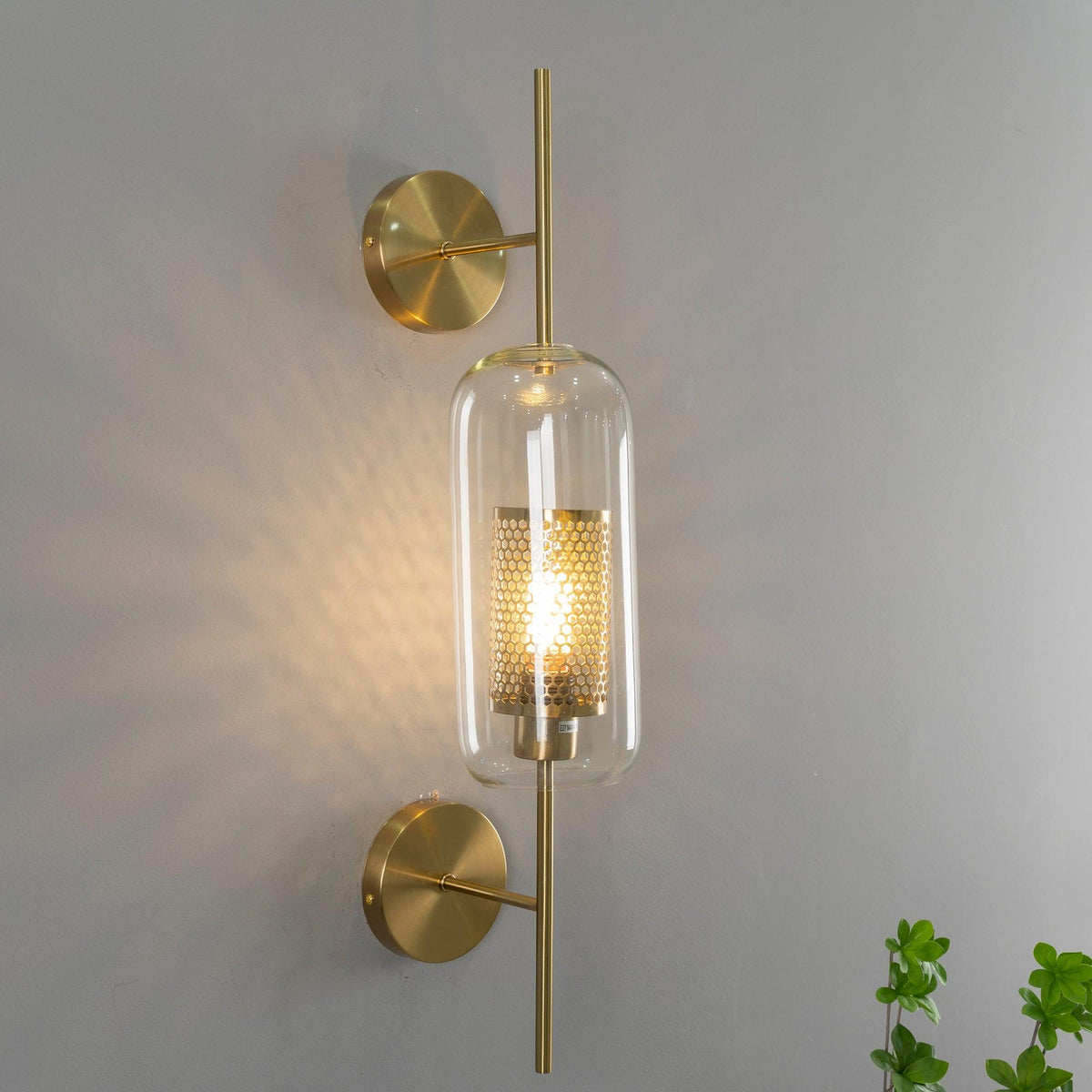 Peta Premium Noords Kunstzinnig Glas Wandlamp