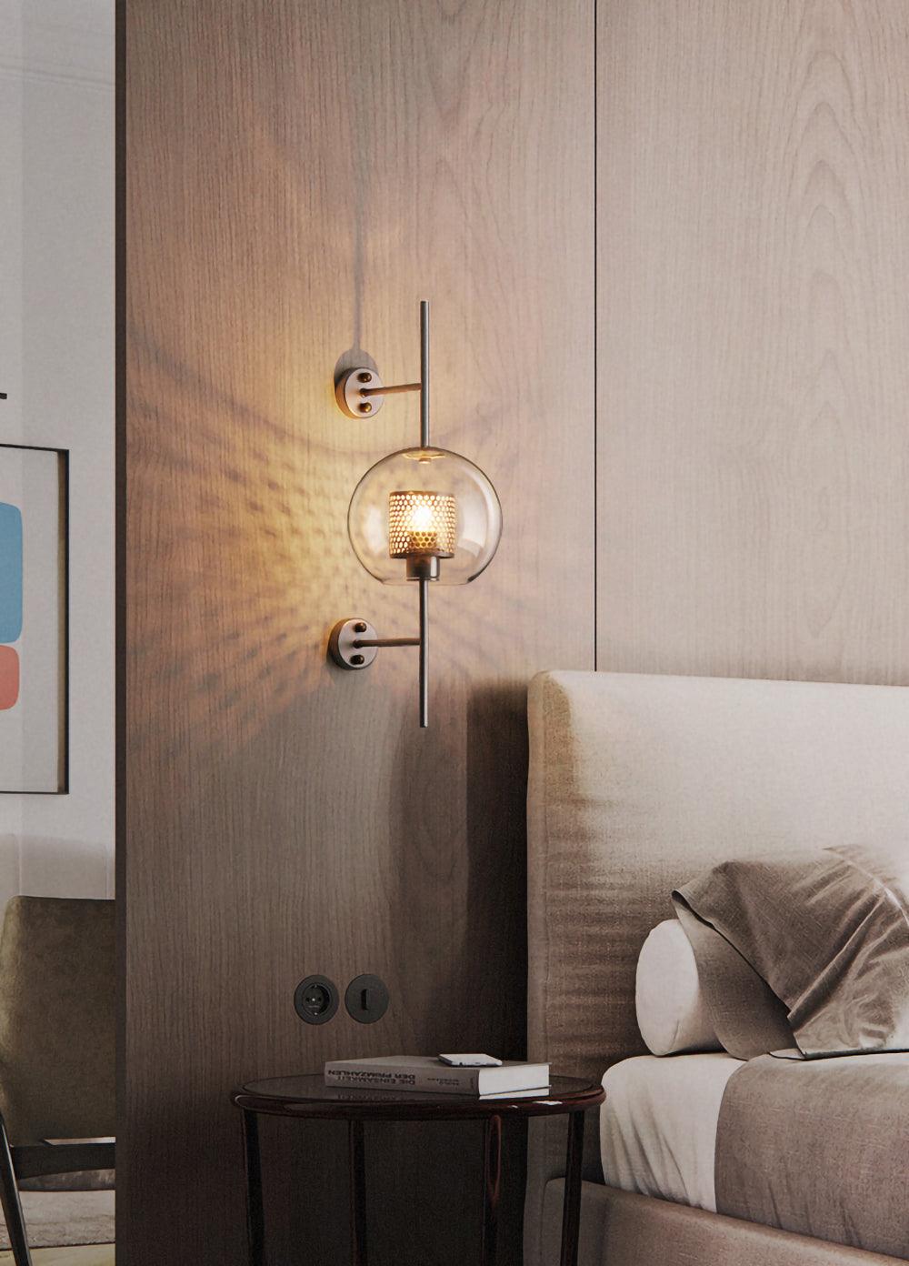 Peta Premium Noords Kunstzinnig Glas Wandlamp
