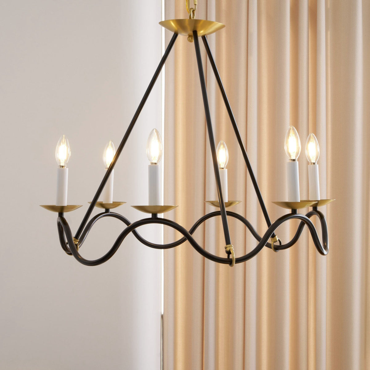Evenor elegantie Vintage messing kroonluchter