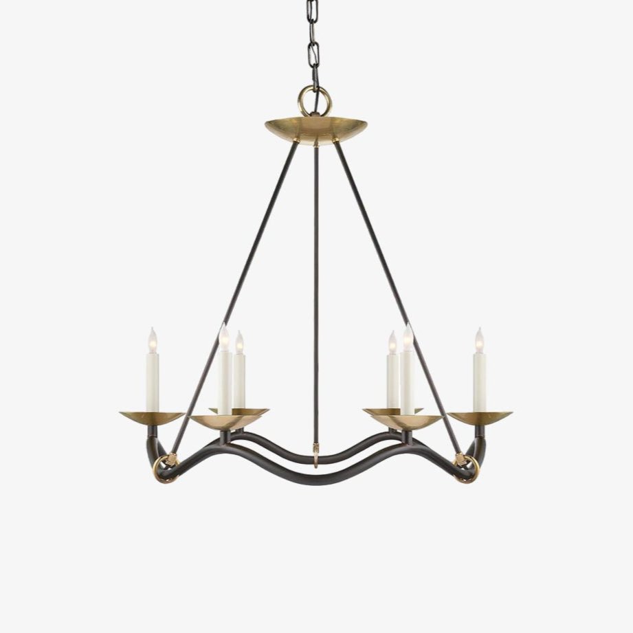 Evenor elegantie Vintage messing kroonluchter