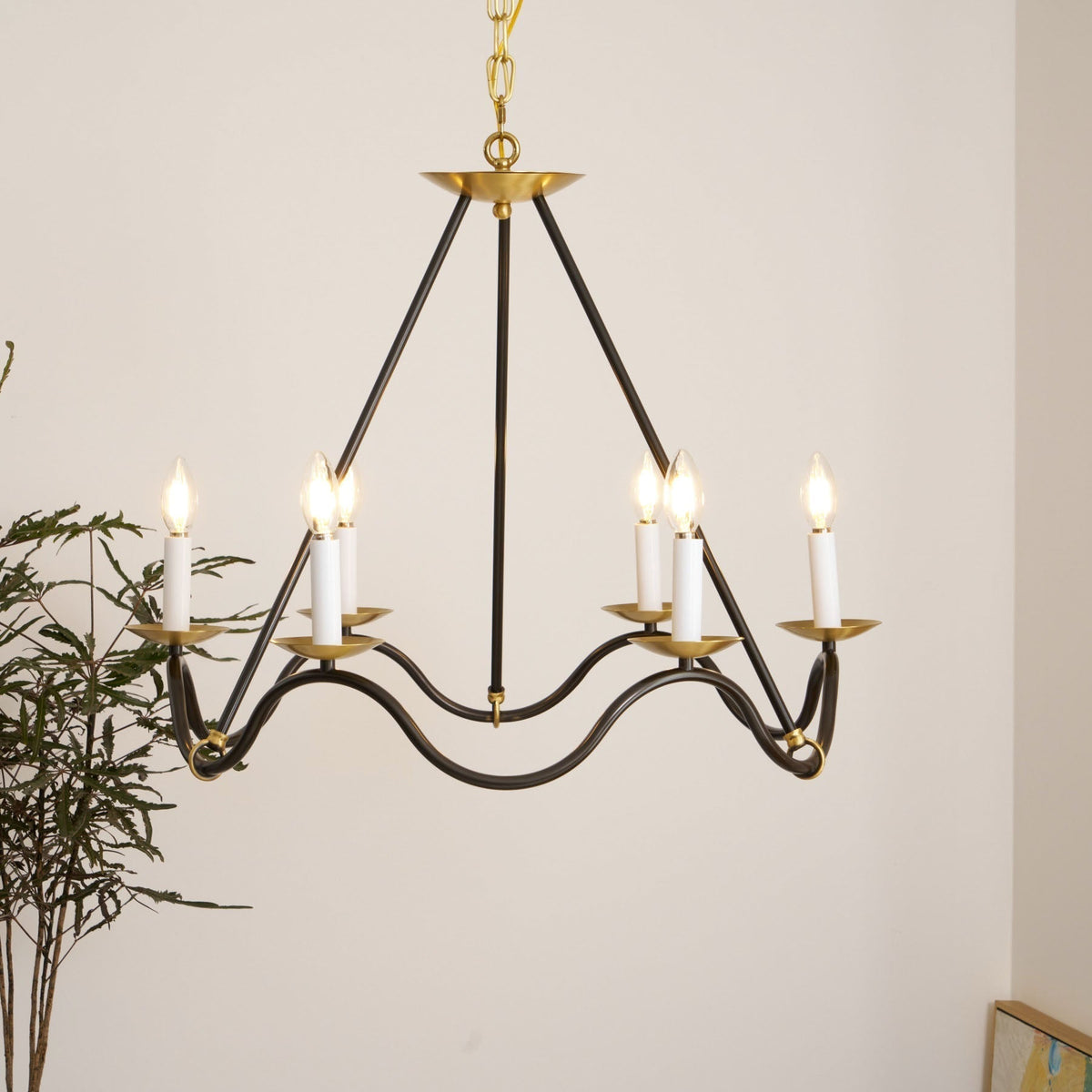 Evenor elegantie Vintage messing kroonluchter