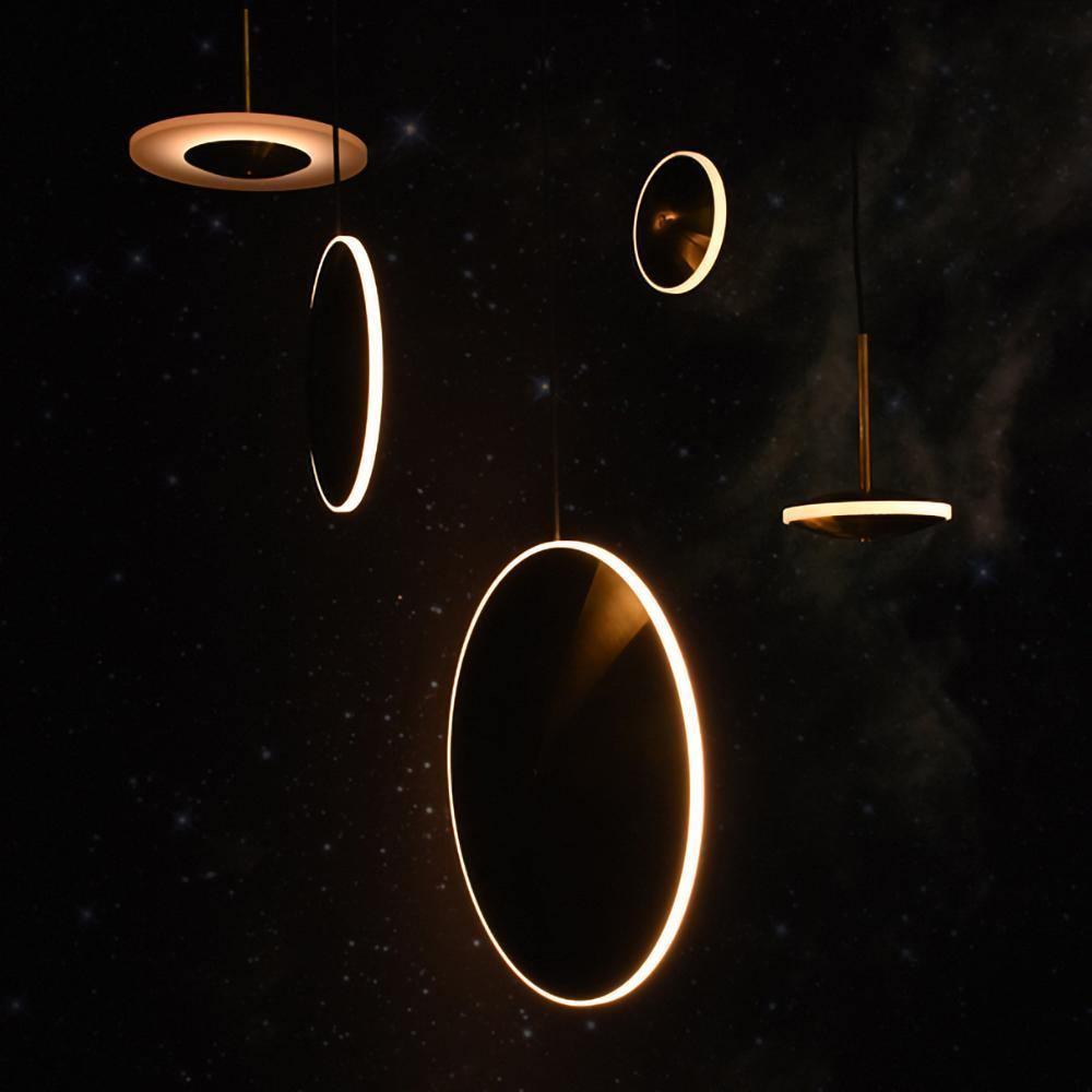 Uvenisra Moderne minimalistische hanglamp in schotelvorm