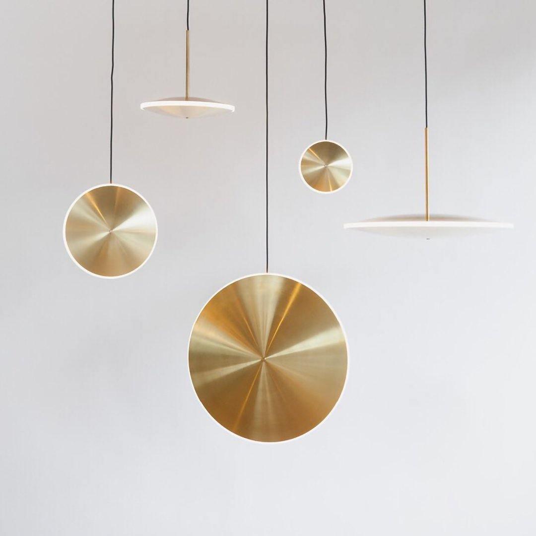 Uvenisra Moderne minimalistische hanglamp in schotelvorm