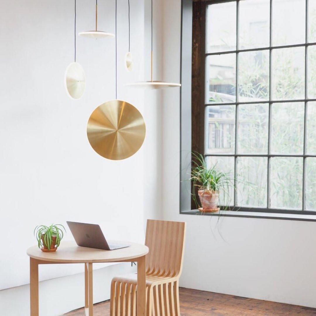 Uvenisra Moderne minimalistische hanglamp in schotelvorm