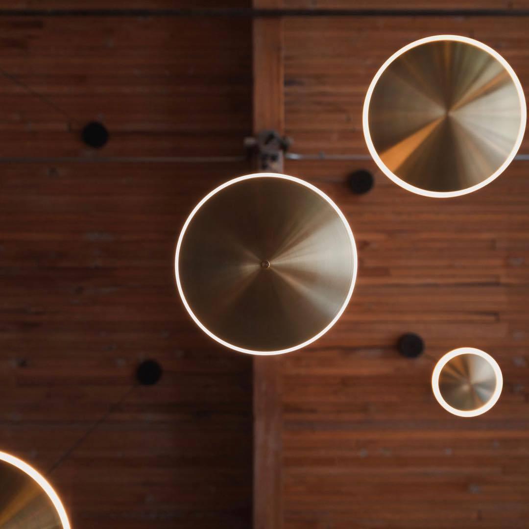 Uvenisra Moderne minimalistische hanglamp in schotelvorm